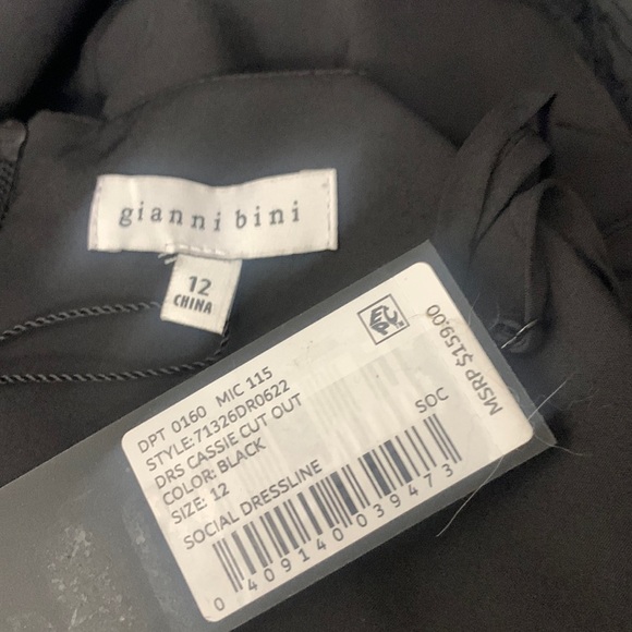 Gianni Bini Cassie Textured Square Neck Sleeveless Cut Out Dress- NWT - Picture 13 of 14